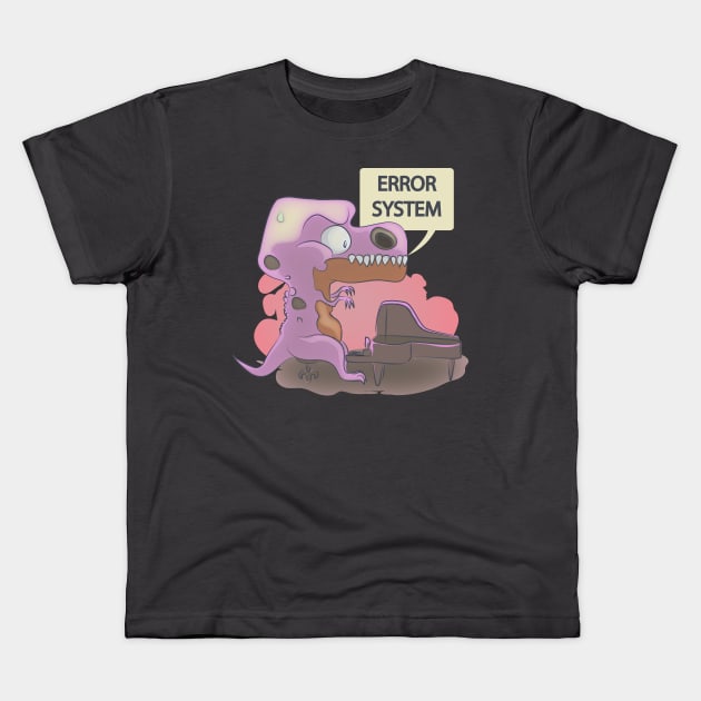 error system Kids T-Shirt by sambukino